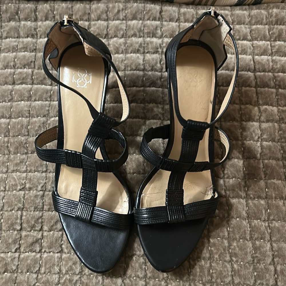 Ann Taylor leather heels